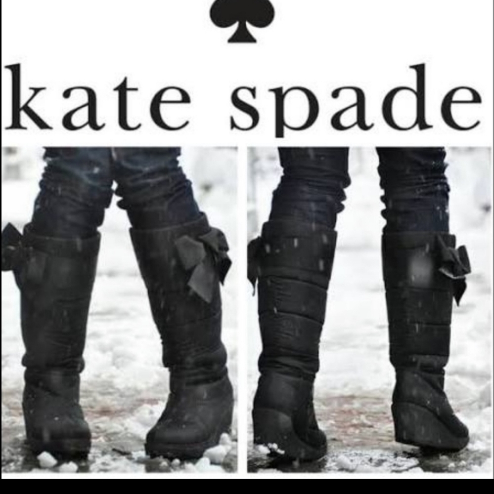 Last Chance. Kate Spade Cagney Puff Bow Boots